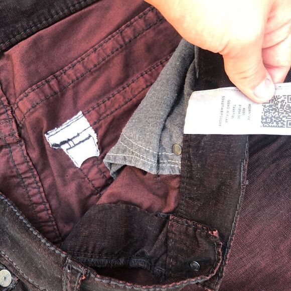 Rare true religion jeans size 42 GENO FLAP T red/Black - Picture 13 of 15